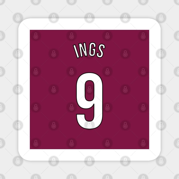 Ings 9 Home Kit - 22/23 Season Magnet by GotchaFace