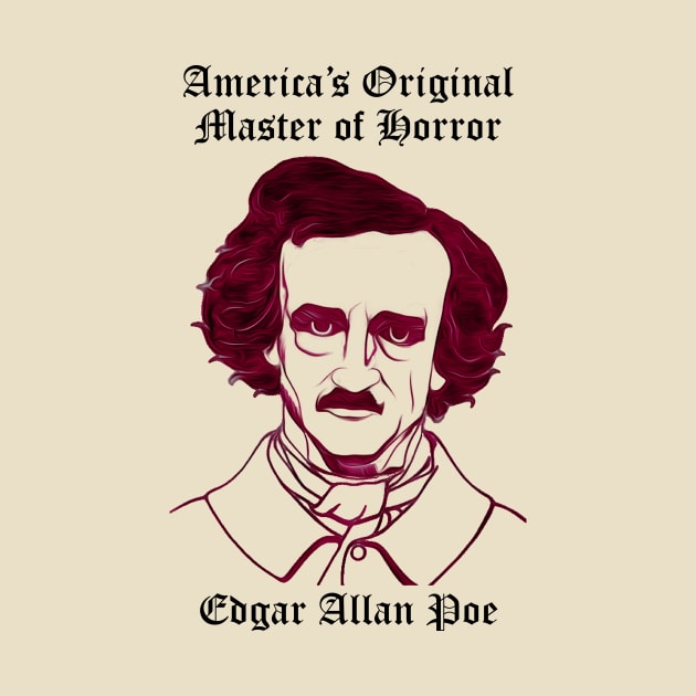 Edgar Allan Poe Master of Horror by Andy's Art