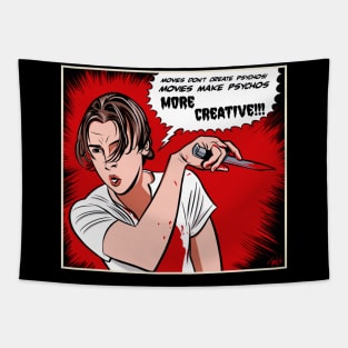 Billy Loomis Scream Movie Comic Adaption Panel Art Tapestry