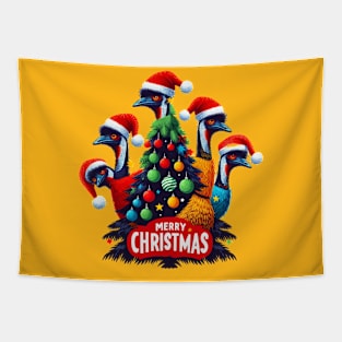 christmas australian emu Tapestry