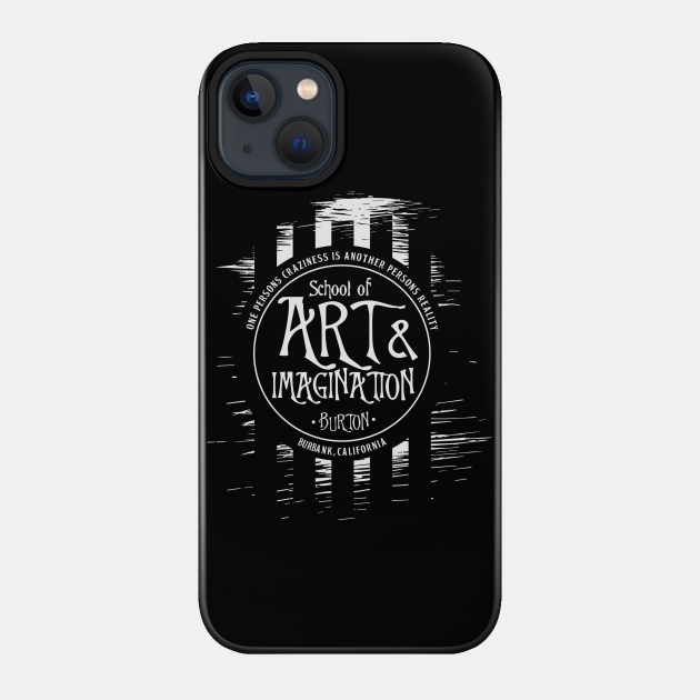 Burton's Art School - Tim Burton - Phone Case