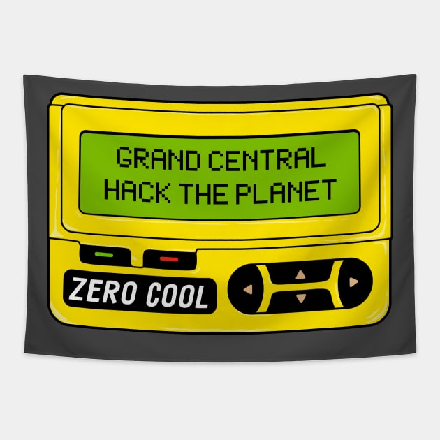 Hack the Planet Tapestry by SunsetSurf