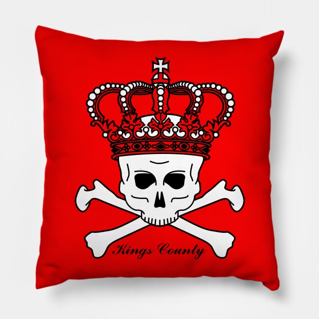 Kings County Pillow by Pop Fan Shop