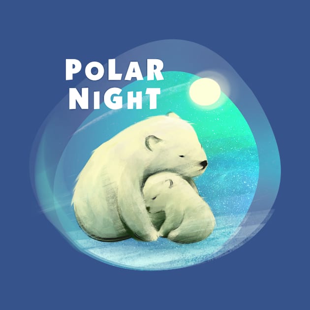 Polar bears on ice floe. by MadToys