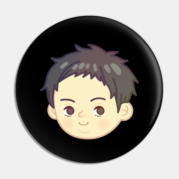 Daichi Sawamura Chibiness Overload Pin by merch.x.wear