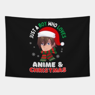 Just a boy who loves anime and Christmas Tapestry