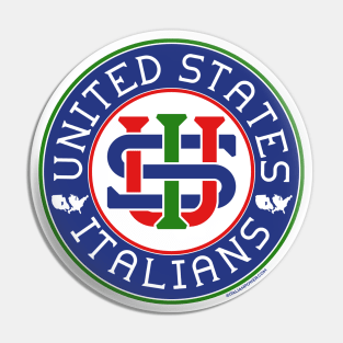 United States Italians Pin