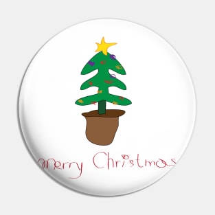 Ugly Christmas tree Pin