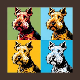 Welsh Terrier Pop Art - Dog Lovers T-Shirt