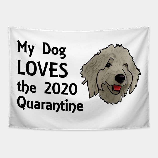 At Least My Dog is Happy Tapestry by Creation247