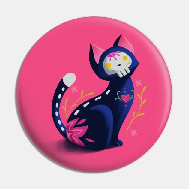 Dia de los muertos cat Pin by guilhermegarcia