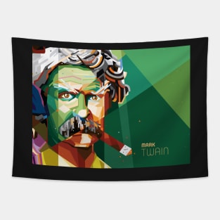 Mark Twain Pop Art Tapestry