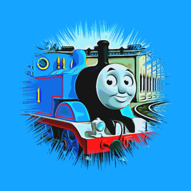 Thomas at Sheds BOOM by jsart2020