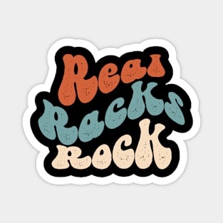 Real Racks Rock Magnet