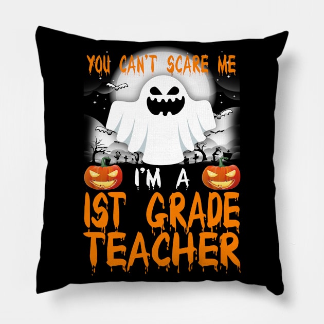 I'm a 1st Grade Teacher Halloween Pillow by danieldamssm