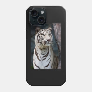 White Tiger portrait Phone Case