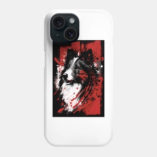 Sheltie Dog Portrait Phone Case