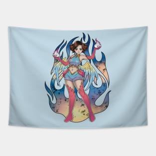 Angelic Fire Tapestry