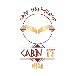 Cabin #17 in Camp Half Blood, Child of Goddess Nike – Percy Jackson inspired design T-Shirt