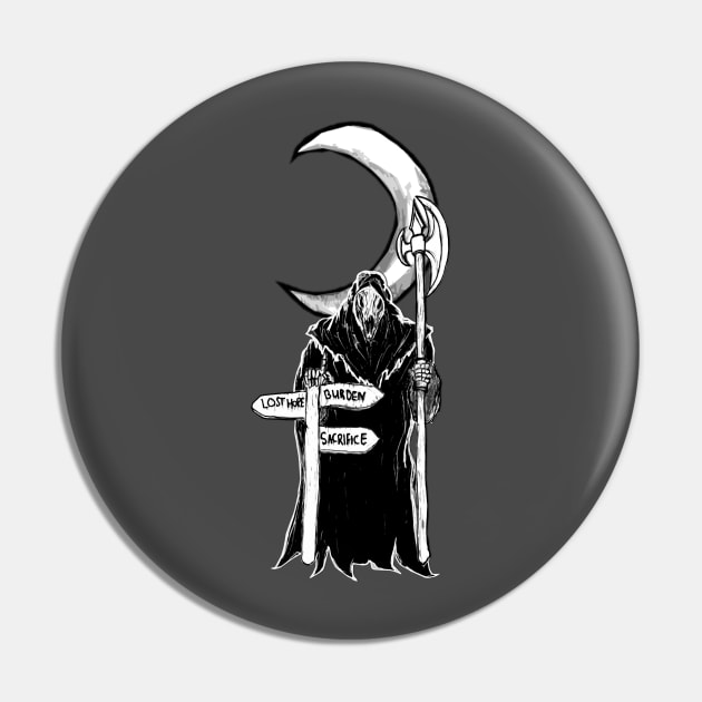 Life Under The Crescent Moon Pin by fixedthor