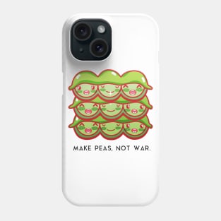 Make Peas, Not War Phone Case