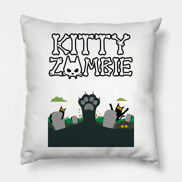 Kitty Zombie Pillow by Gamers Gear