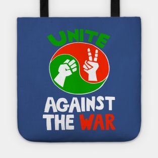 UNITE AGAINST THE WAR Tote