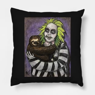 Beetle Juice and his Sloth Friend Pillow