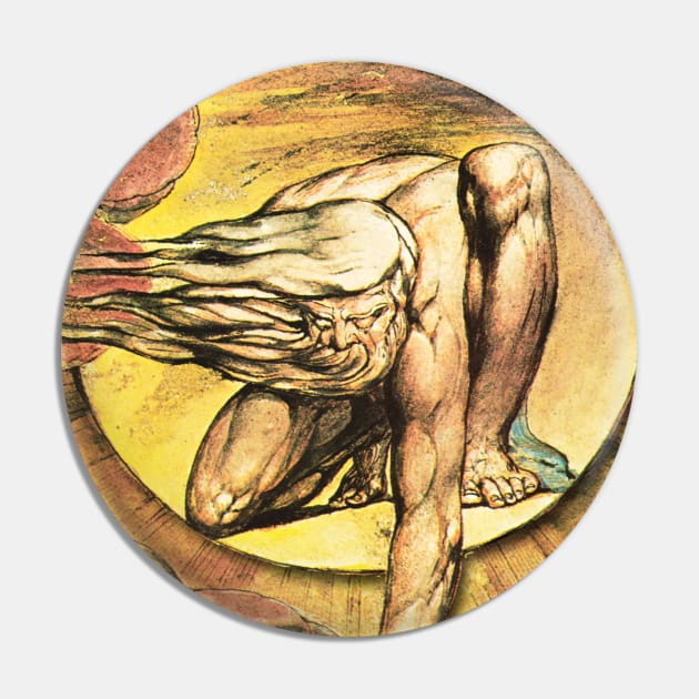 Ancient of Days - William Blake Pin by The Blue Box