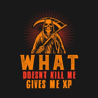 Gaming Triumphs Yield XP - Reaper Design T-Shirt