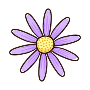 Purple daisy flower T-Shirt