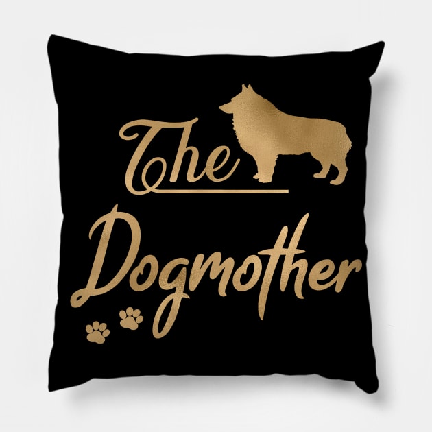 The Schipperke Dogmother Pillow by JollyMarten