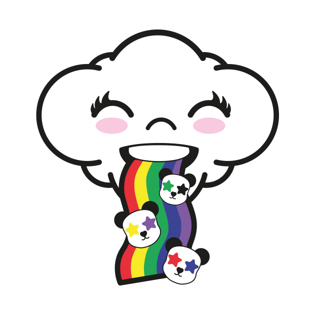 Happy cloud rainbow by TamiPop