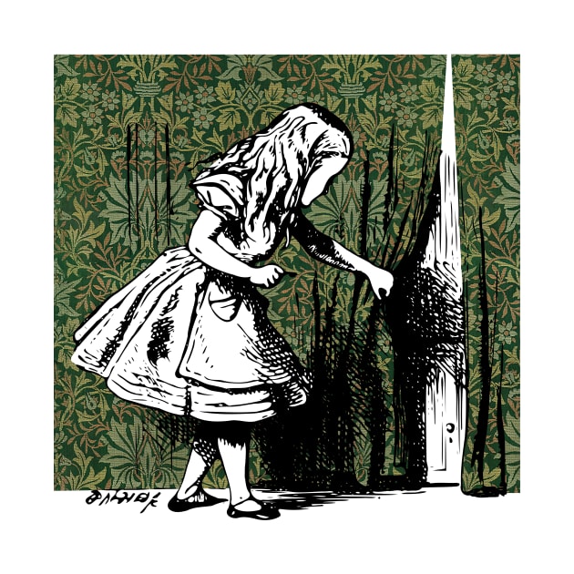 Alice in Wonderland x William Morris by creativewrld