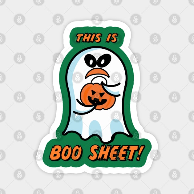 Boo Sheet! Magnet by ART by RAP