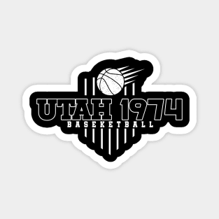 Vintage Pattern Utah Sports Proud Name Classic Magnet