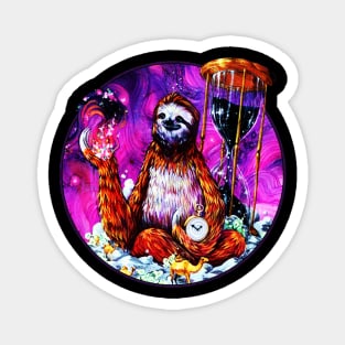 Time Master Poop Sloth Magnet