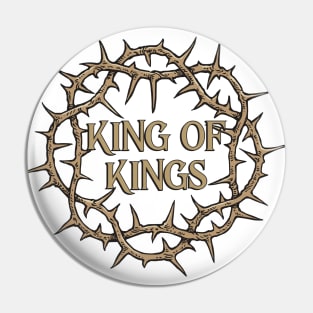 Crown of Thorns King of Kings Jesus Pin