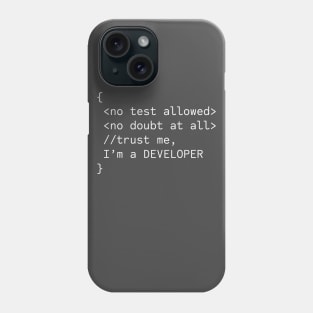 Serious Developer Phone Case