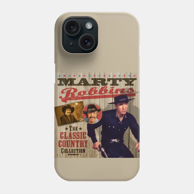 Marty Robbins - The Classic Country Collection Phone Case by PLAYDIGITAL2020