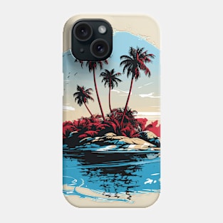 Tropical Island Phone Case