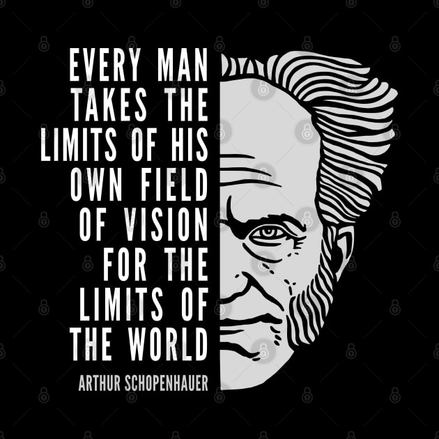 Arthur Schopenhauer Inspirational Quote: Limits by Elvdant