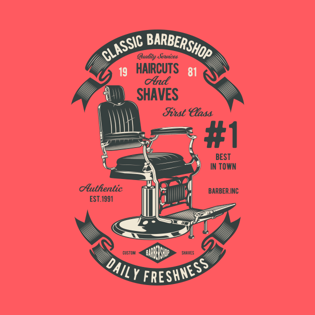 Classic Barbershop by Pureteeshop