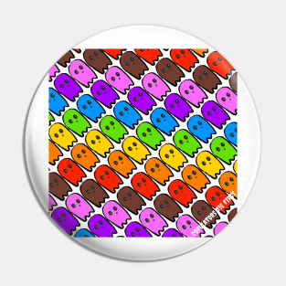 March of the Rainbow Ghosts Pin