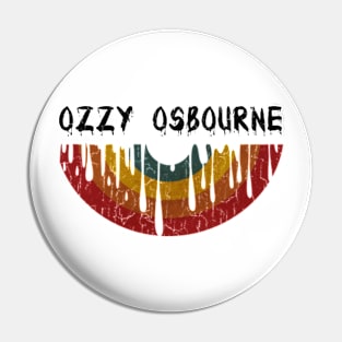 Vinyl Melted Ozzy Osbourne Vintage Pin