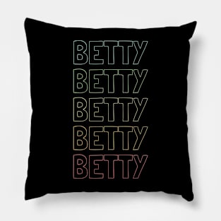 Betty Name Pattern Pillow