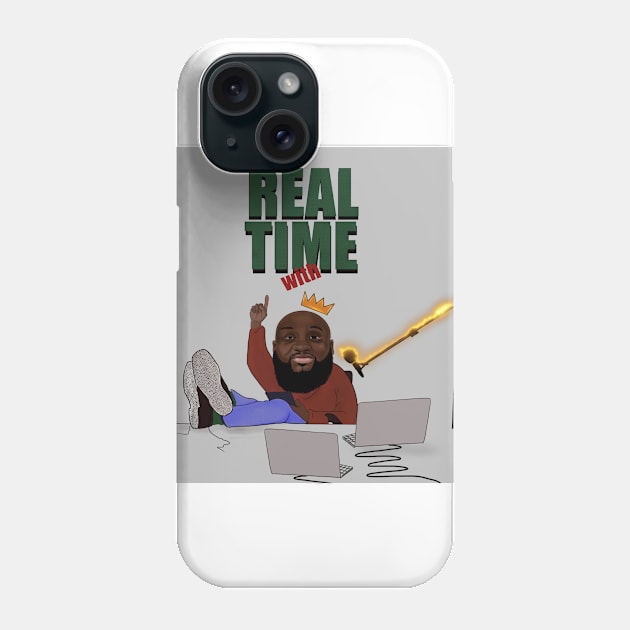 RealTime Hot Mic Tee Phone Case by Real Time with Prince Blue