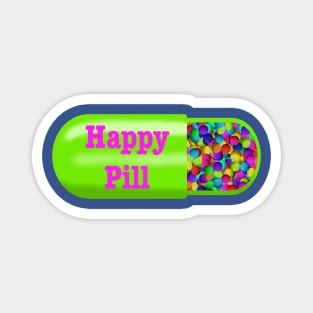 Happy Pill Magnet