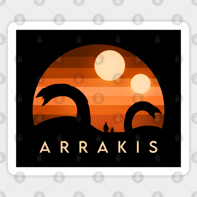 Arrakis v2 - Dune - Sticker