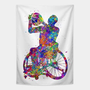 Wheelchair basketball Tapestry